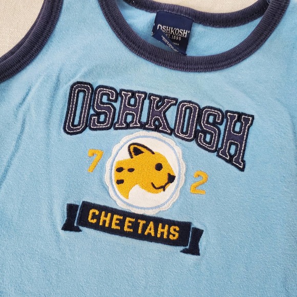 Retro Oshkosh Cheetah Tank Top 18 months - Picture 2 of 7